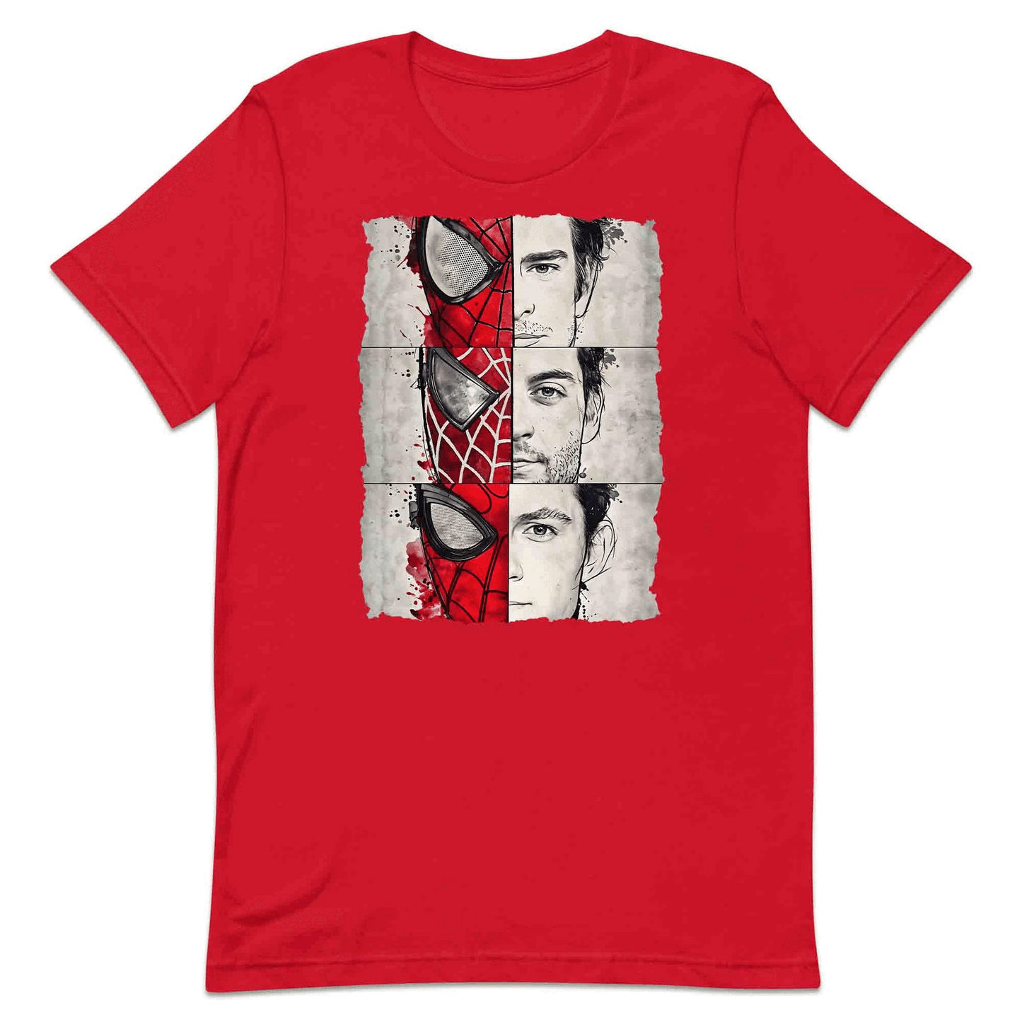 Spider-Man Trio T-Shirt, Tobey, Andrew & Tom Jumper – Marvel Multiverse Hero Hoodie & MCU Apparel | PRODUCT CODE: MCBEWQPL