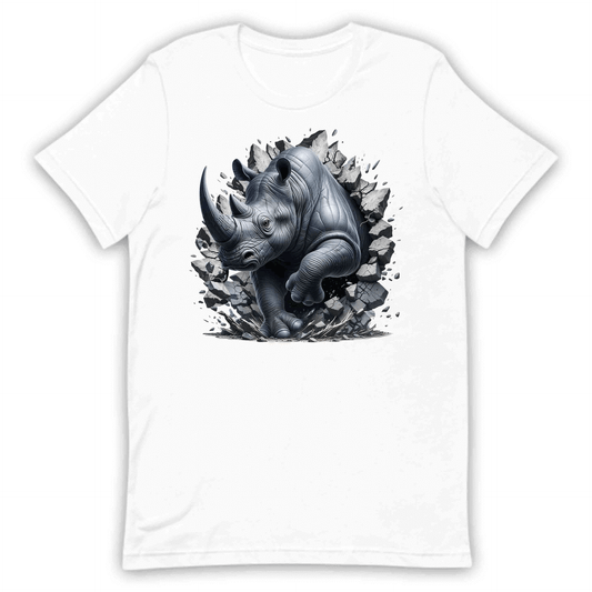Rhinoceros Breaking Through Wall 3D Realistic Rhinoceros | PRODUCT CODE: RHNISBRKPOCKM