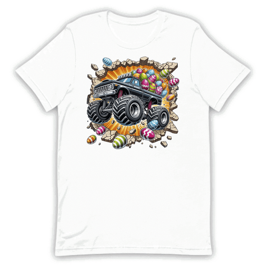 Monster Truck Breaking Through Wall 3D Realistic Easter Bash | PRODUCT CODE: MSTRKCUBKNHWL