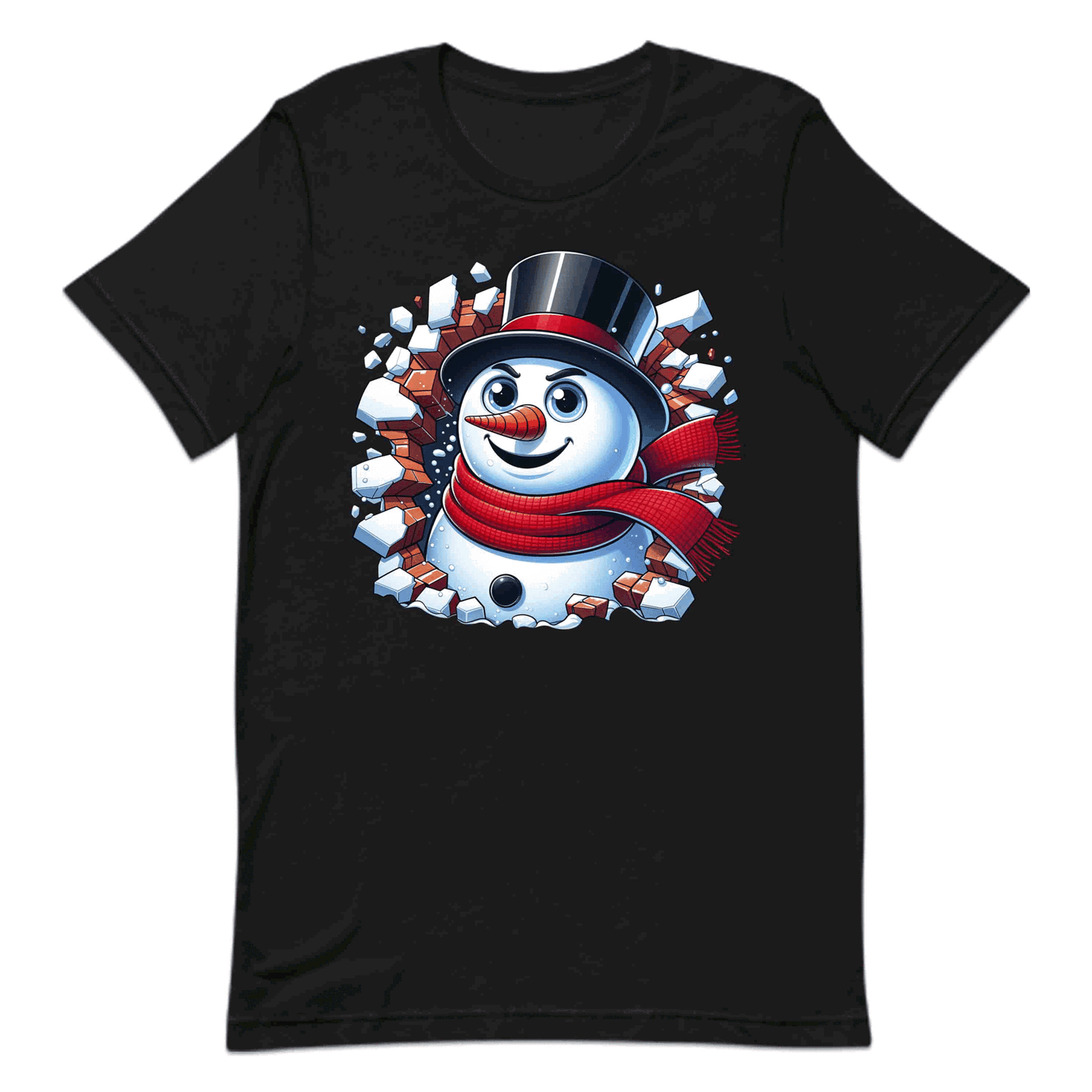 Snowman Breaking Through Wall 3D Realistic Xmas Snowman Smashing | PRODUCT CODE: SNWMCKRNGWEP