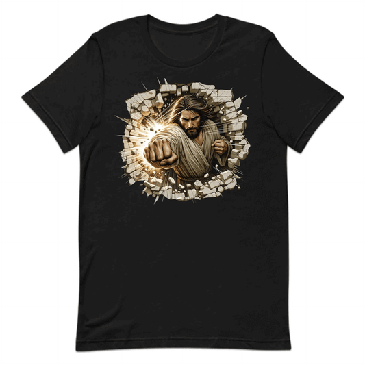 Jesus Breaking Through Wall 3D Realistic Jesus Punch | PRODUCT CODE: JBRKNGTHRWLD