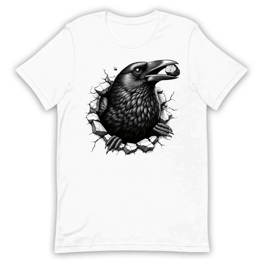 Raven Breaking Through Wall 3D Realistic Fierce Crow | PRODUCT CODE: RVNBRKTHBWDK