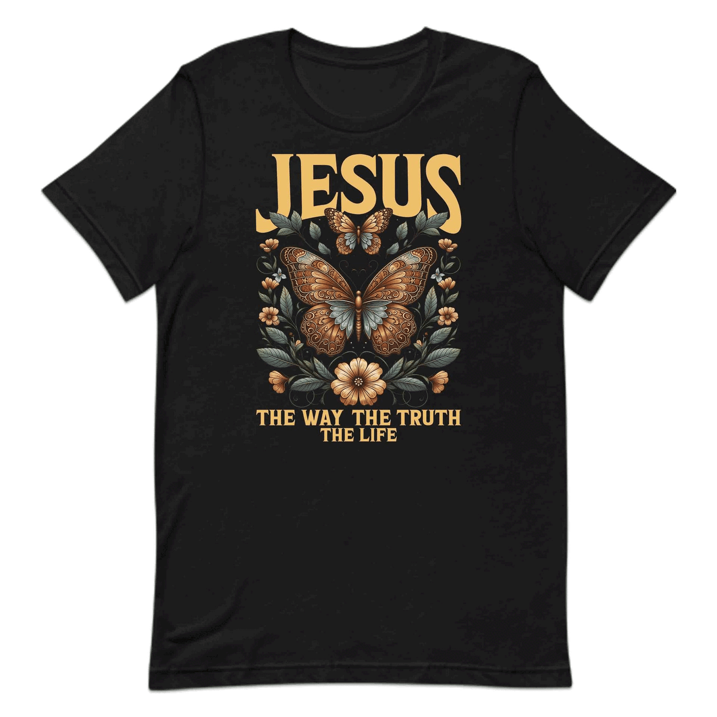 Jesus Butterfly The Way The Truth The Life Christian Floral and Spiritual | PRODUCT CODE: JETHEYRULF