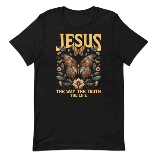 Jesus Butterfly The Way The Truth The Life Christian Floral and Spiritual | PRODUCT CODE: JETHEYRULF