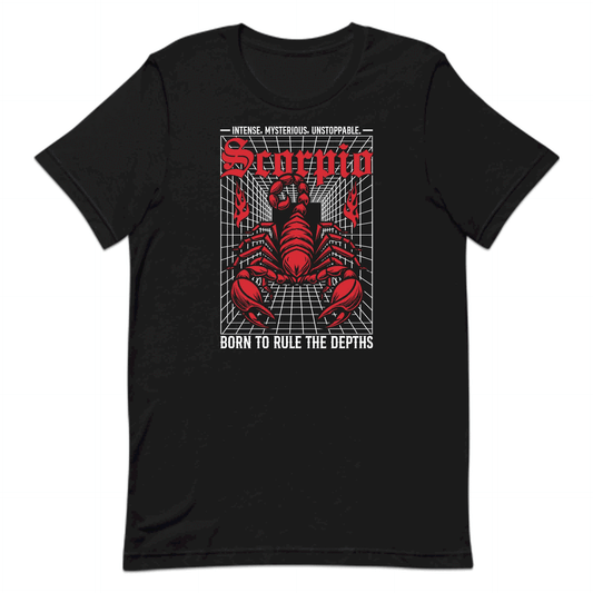 Scorpio Zodiac Red Scorpion Fiery Astrology Style | PRODUCT CODE: SCPZDICRDEPOF