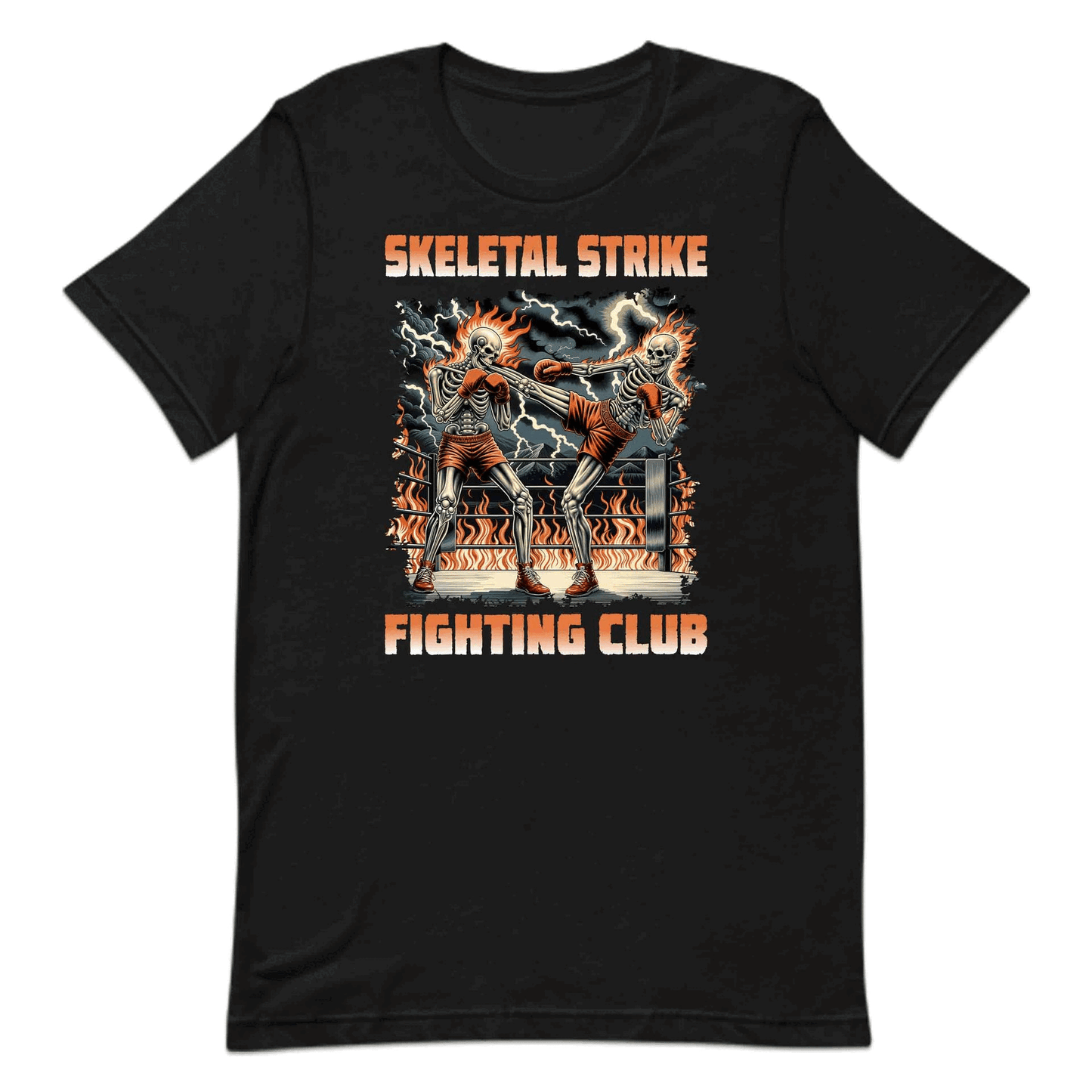Skeletal Strike Fighting Club Intense Battle Scene | PRODUCT CODE: SKTELNRKEGGNC