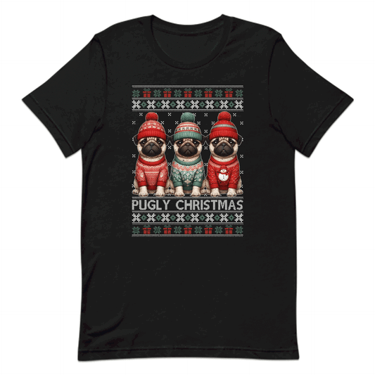 Pugly Christmas Pug Dog Xmas | PRODUCT CODE: PGLYDOCHRXMA