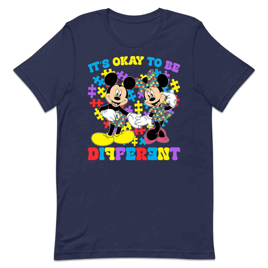 Disney Autism Awareness T-Shirt | Puzzle Piece Jumper | Inclusive Mickey & Minnie Hoodie | PRODUCT CODE: DASDMNBWER