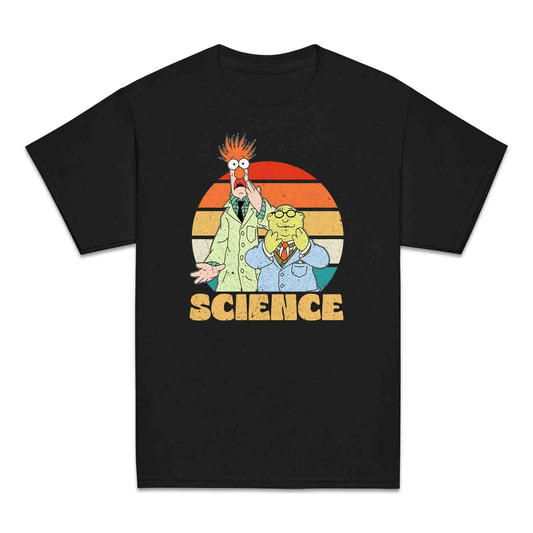Beaker & Bunsen Science Kids T-Shirt, Jumper & Hoodie – Retro Muppets Lab Duo for STEM Fans & Nerds | PRODUCT CODE: BASDKEWRM
