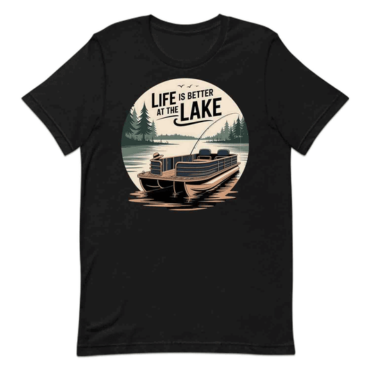 Lake Life Bliss T-Shirt, Pontoon Boat Sweatshirt, Summer Relaxation Hoodie | PRODUCT CODE: LKWERKBSD