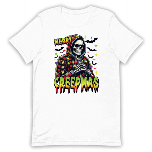 Merry Creepmas Skeleton Spooky Christmas Horror Xmas | PRODUCT CODE: MYRCHPSEKLTN