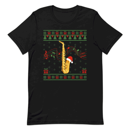 Saxophone Christmas Jazz Music Xmas Musicians Holiday | PRODUCT CODE: SPCOXNCHMJZA