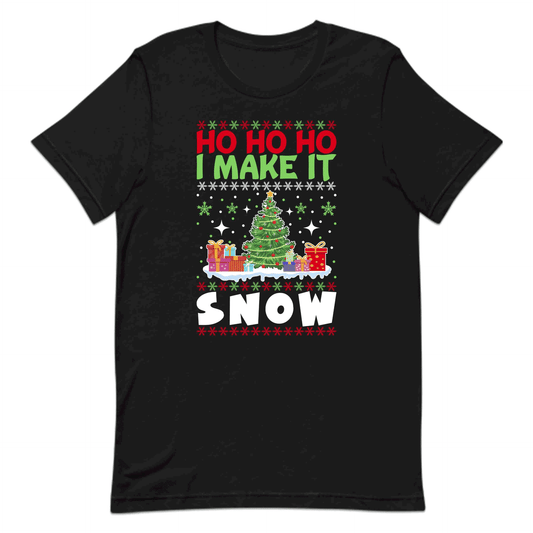 Ho Ho Ho I Make The Snow Christmas Tree Festive Xmas | PRODUCT CODE: HOMKEHSNWCR
