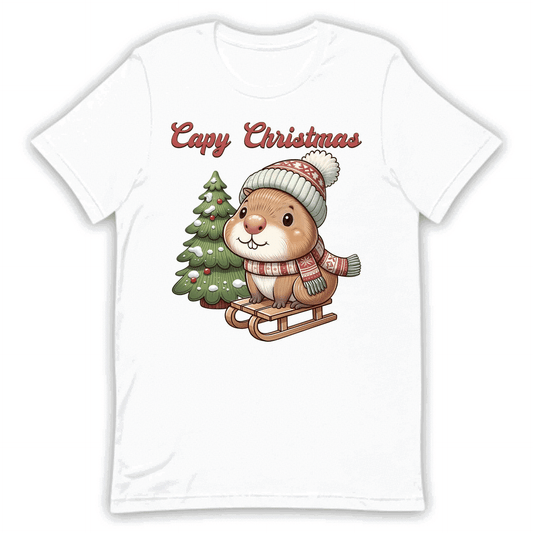 Capybara Christmas Sled Rodent Xmas | PRODUCT CODE: SLDECPYBRDNT