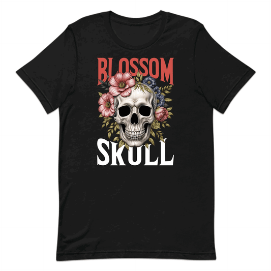Elegant Skull & Floral Gothic Blossom Skull Edgy Romantic Styles | PRODUCT CODE: EGLNTSKLUFAO