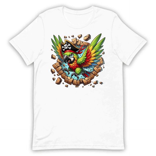 Pirate Parrot Breaking Through Brick Wall 3D Realistic Caribbean Adventure | PRODUCT CODE: PRETAOBKWCN