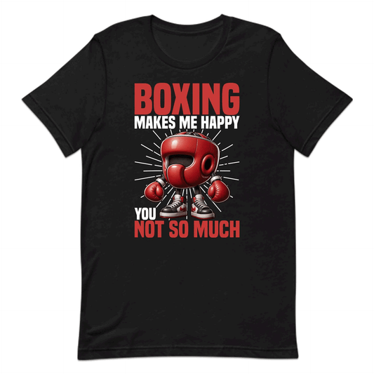 Happy Boxer Helmet Character Boxing Makes Me Happy | PRODUCT CODE: BXNGMKEHPYLMT