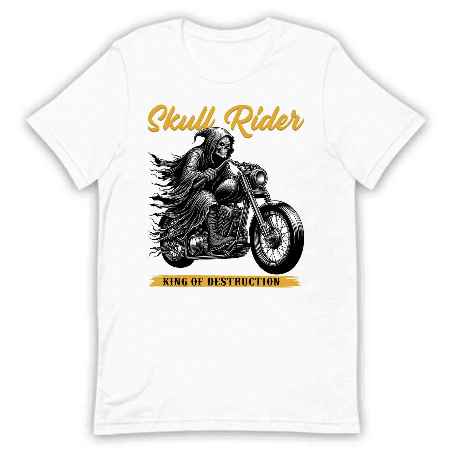 King of Destruction Biker Gothic Skull Rider | PRODUCT CODE: KGNDTRBQOAHW