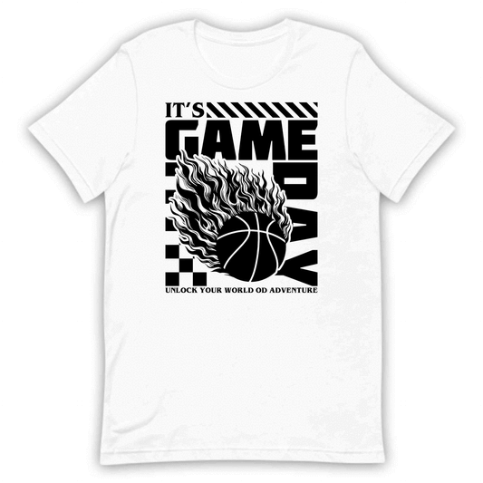 Basketball Game Day Flaming Basketball Epic Sports | PRODUCT CODE: BKSTGMEFLMN