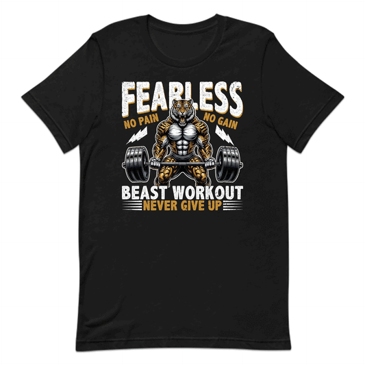 Fearless Tiger Gym Beast Workout No Pain No Gain | PRODUCT CODE: FRLSETGRMYWK