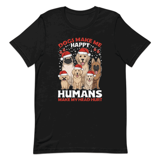 Christmas Santa Dogs Xmas Dog Lover Cozy Holiday | PRODUCT CODE: DGSCHRMKPYN