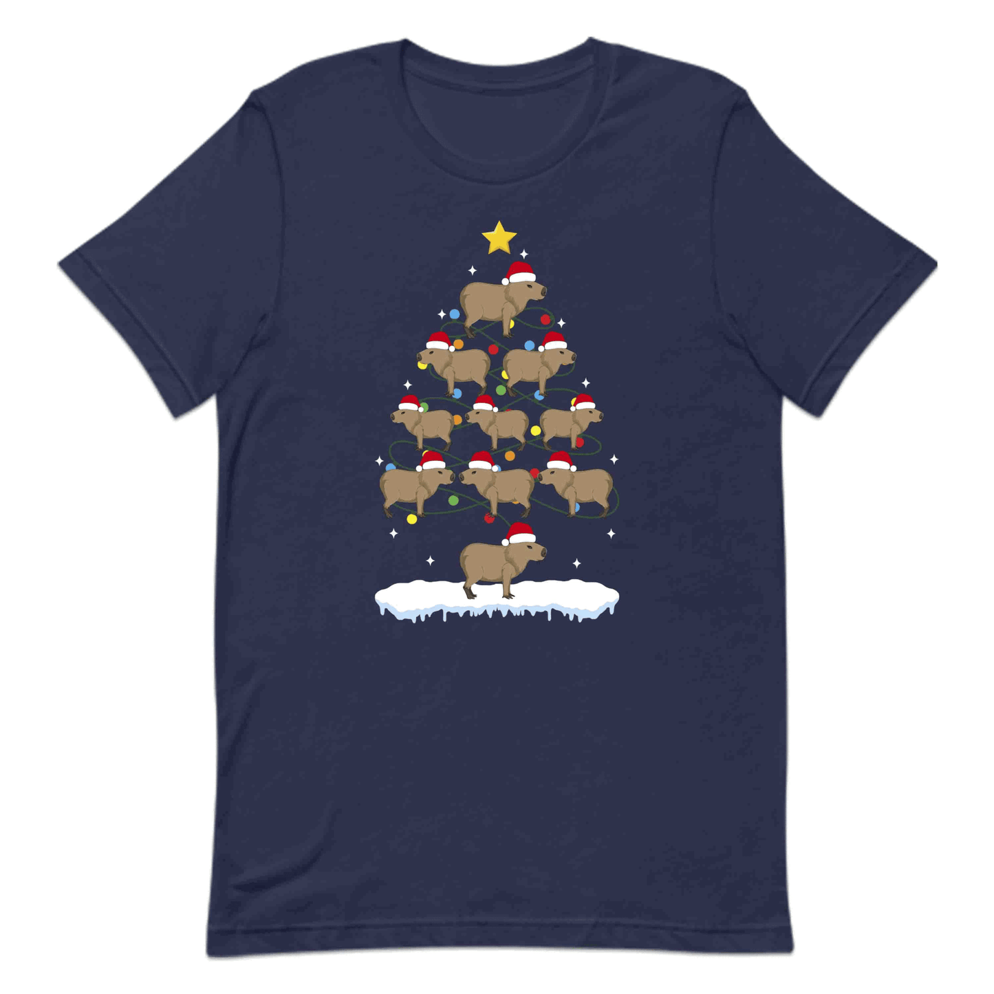 Capybara Christmas Tree Xmas Adorable Rodent Creature | PRODUCT CODE: CPBRETXMADW