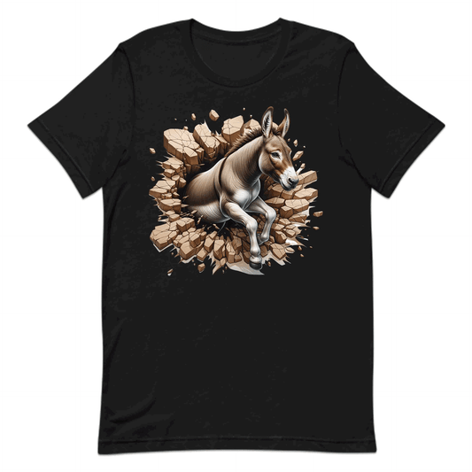 Donkey Breaking Through Wall 3D Realistic Donkey | PRODUCT CODE: DSKNYBRKLECA