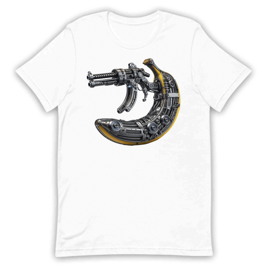 Futuristic Banana Robot Gun Sci-Fi & Steampunk Cyber-Banana Hybrid Weapon | PRODUCT CODE: FTYURSGNUBAM