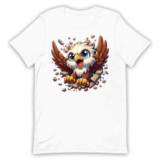 Eagle Breaking Through Wall 3D Realistic Powerful Baby Eagle | PRODUCT CODE: EGLBRKNWLAPO