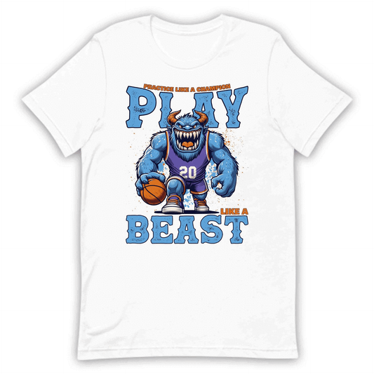 Beast Monster Basketball Player Motivational Streetwear | PRODUCT CODE: BSTMNOPLYRCA