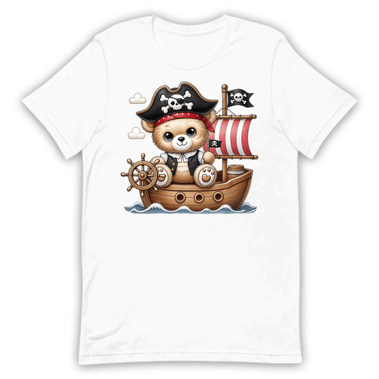 Pirate Teddy Bear Captain Steering Ship Nautical Adventure | PRODUCT CODE: PRTYDBREANSH