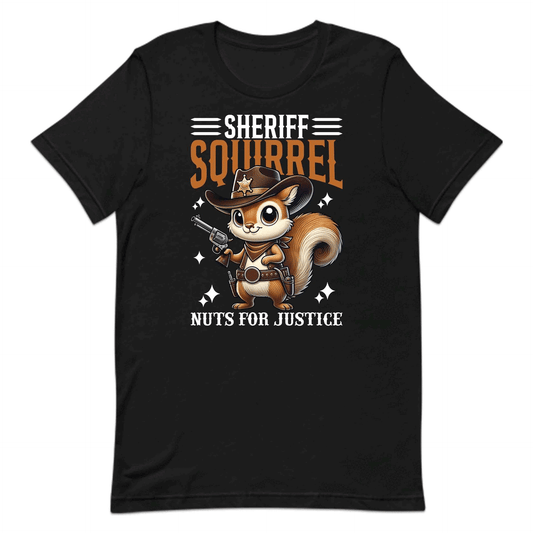 Nuts for Justice! Western Sheriff Squirrel Woodland Cowboy | PRODUCT CODE: NTFJUSCEHERDF