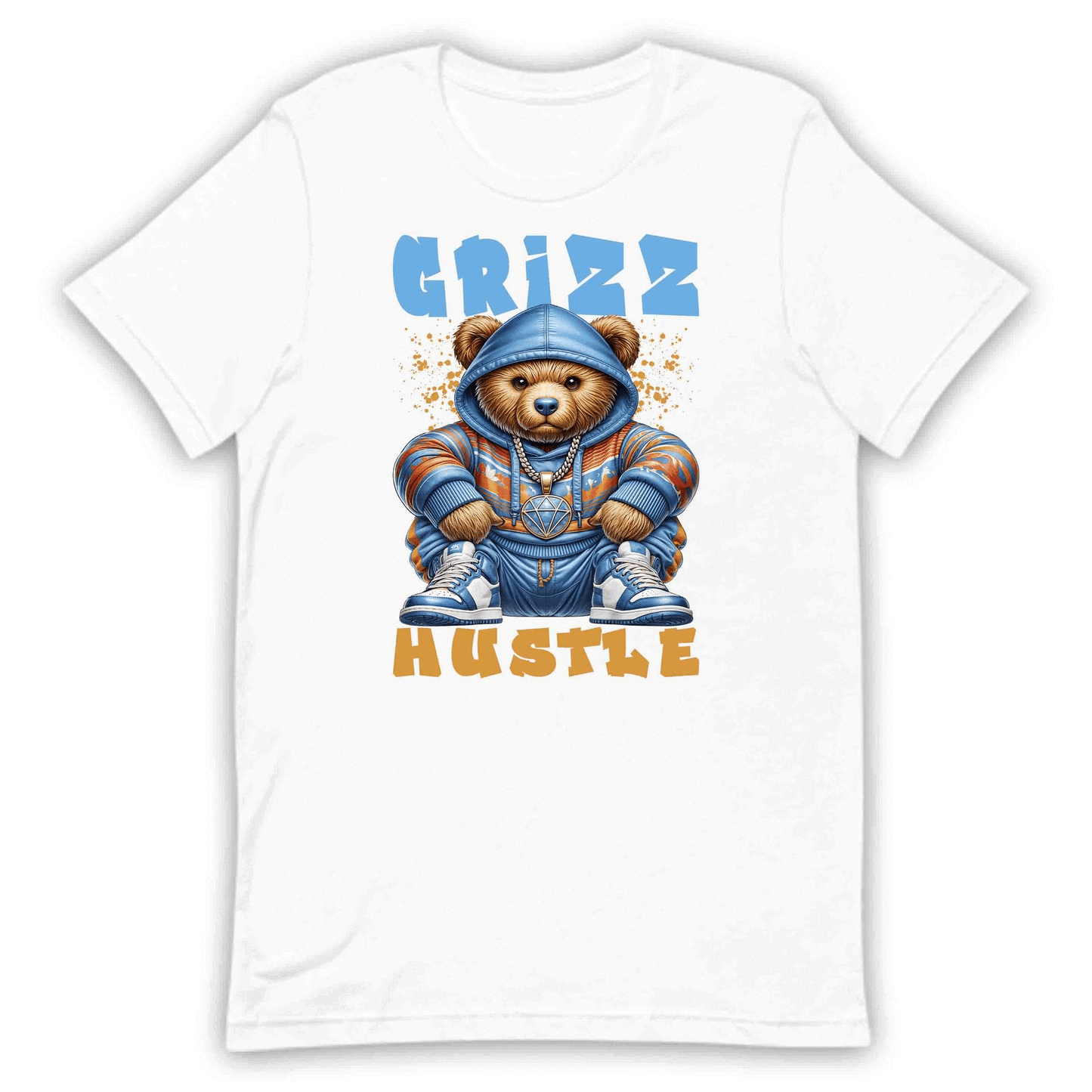 Grizz Hustle Bear Hip-Hop Teddy Bear Streetwear | PRODUCT CODE: GRZHLUTBRP