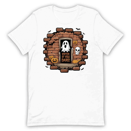 Enter If You Dare T-Shirt, Haunted House Sweatshirt, Spooky Ghost Hoodie | PRODUCT CODE: ETNADSJKT