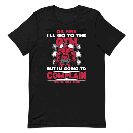 Funny Gym Workout Reluctant Fitness Lovers Comical Gym Quote | PRODUCT CODE: FYNGMWKROCQU