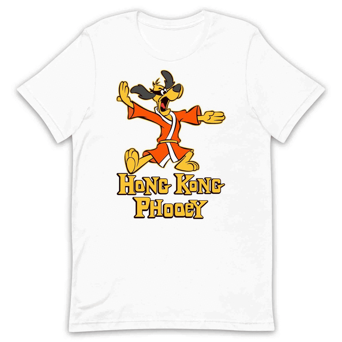 Hong Kong Phooey T-Shirt | Vintage 70s Cartoon Jumper | Classic Animation TV Show Hoodie | PRODUCT CODE: RTSONFHNFPY