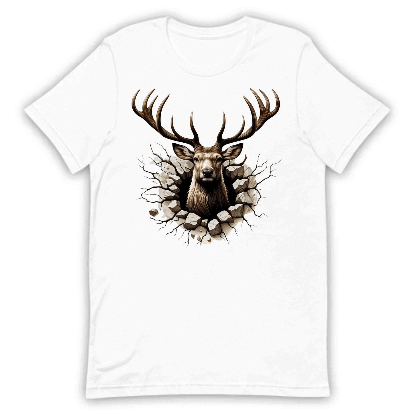 Deer Breaking Through Wall 3D Realistic Wild Animal  | PRODUCT CODE: DREMJSTCANLRW