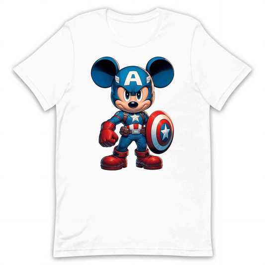 Mickey Captain America Shield T-Shirt | Mickey Super Soldier Jumper | Disney x Marvel Crossover Hoodie | PRODUCT CODE: MIWQBEHDSYU