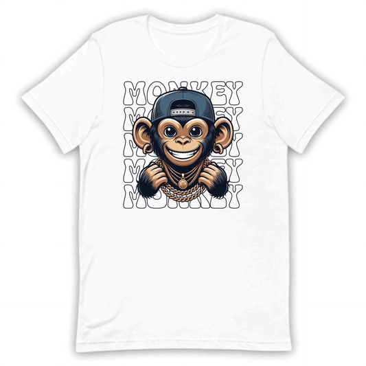 Cheeky Monkey Bling Smiling Primate with Chains | PRODUCT CODE: CHKMNOBLNGSO