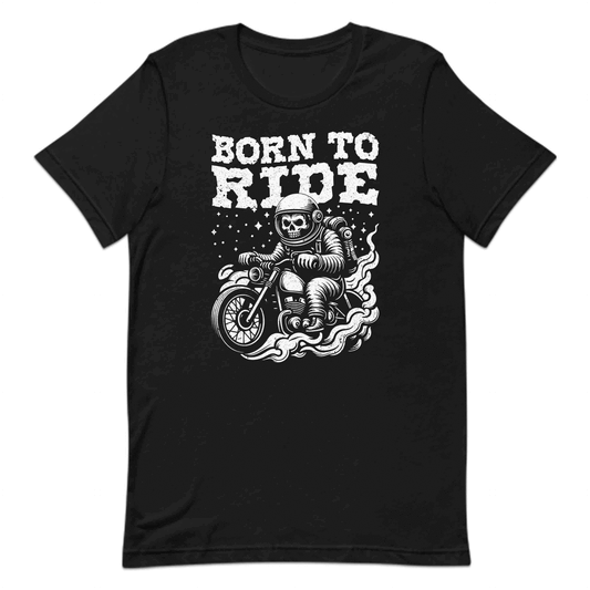 Born to Ride Skull Astronaut Retro Cosmic Biker | PRODUCT CODE: BRNDESKLAYTNA