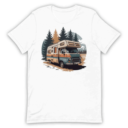 RV Camper Life T-Shirt, Road Trip Sweatshirt, Forest Travel Hoodie | PRODUCT CODE: VSFFHTYUHG
