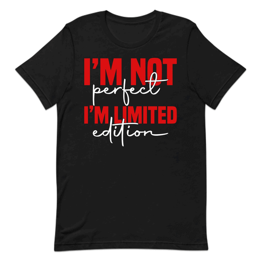 I'm Not Perfect I'm Limited Edition Motivational Quote Boho Inspirational | PRODUCT CODE: LMTEDNTOMVQ