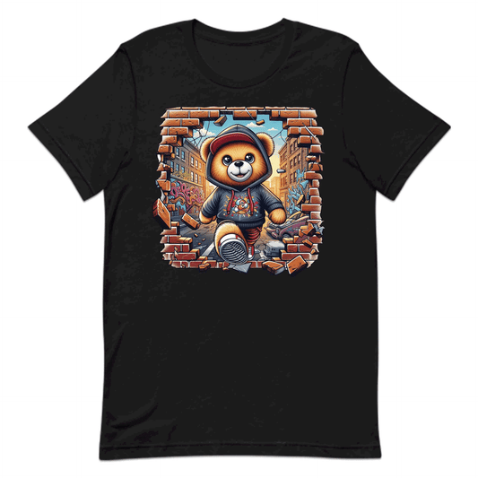 Epic Bear Breaking Through Brick Wall 3D Realistic Bear | PRODUCT CODE: EPBREKNGWLAP