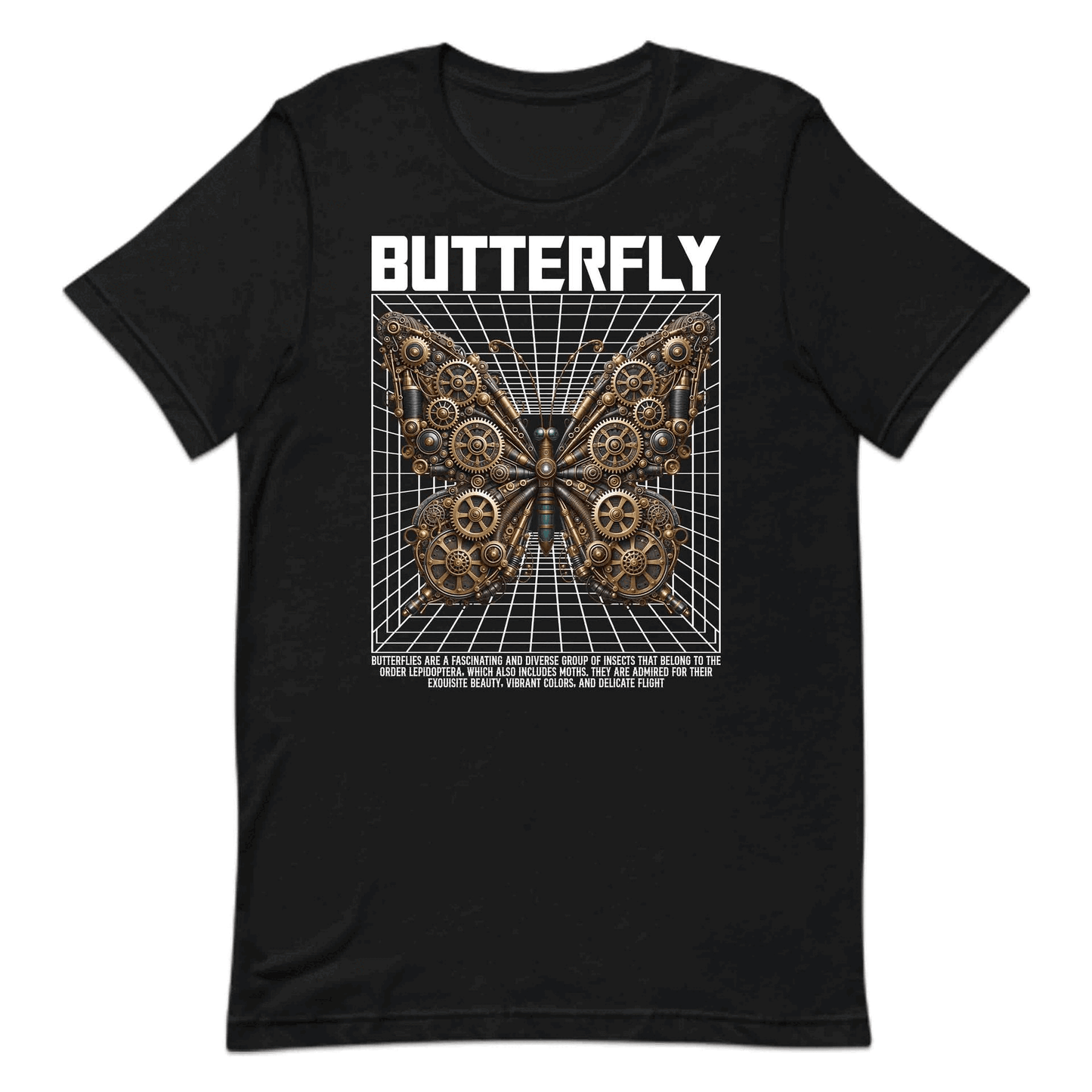 Mechanical Steampunk Butterfly Cyberpunk-Inspired Retro Futuristic Butterfly | PRODUCT CODE: SMCHENABUTFY