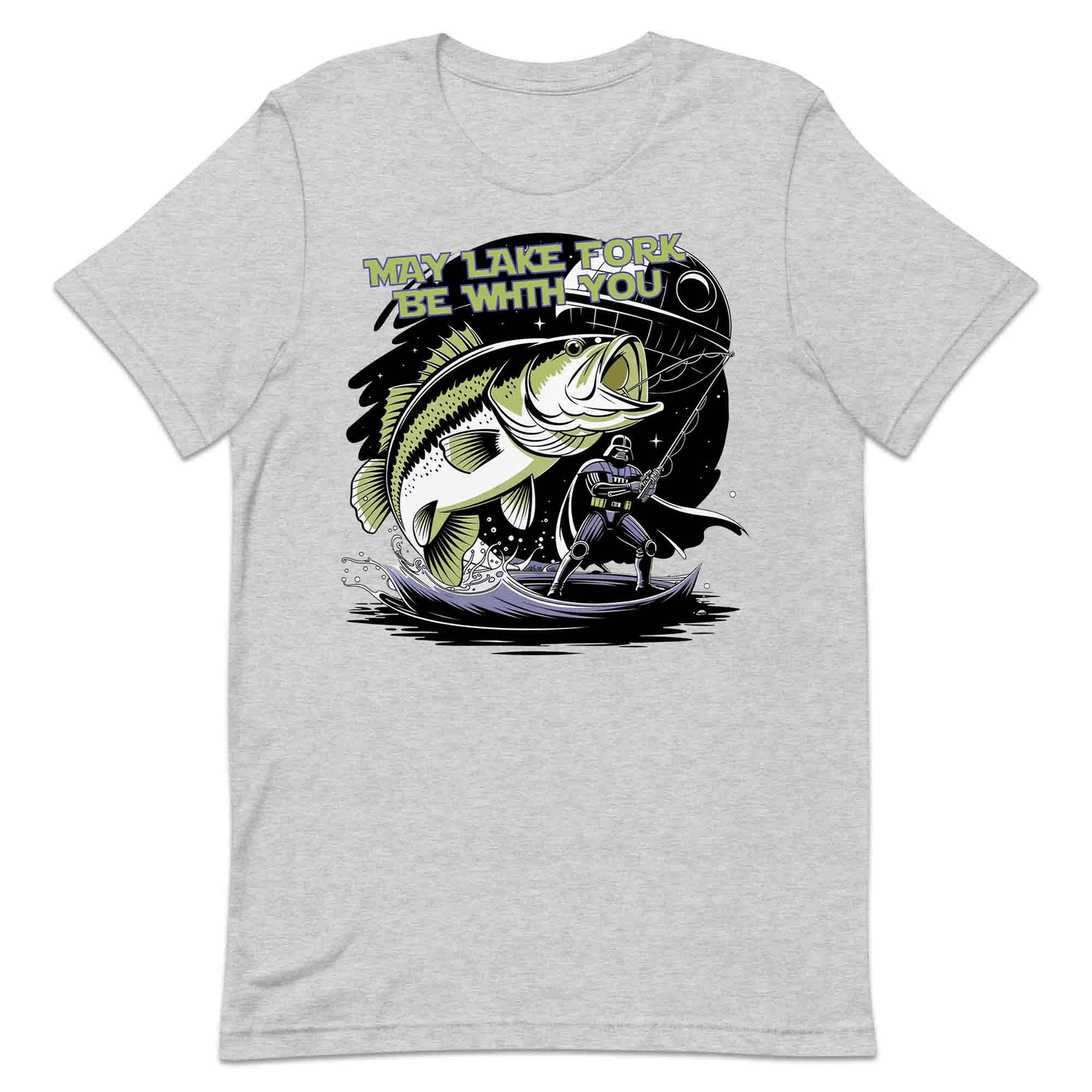 May Lake Fork Be With You T-Shirt | Star Wars Fishing Jumper | Darth Vader Angler Hoodie | PRODUCT CODE: MYDRKTVAEW