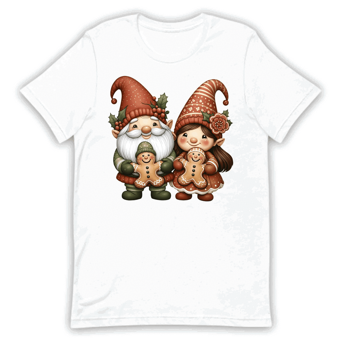Christmas Gingerbread Gnomes Festive Xmas | PRODUCT CODE: GNMBRDCKOSIE