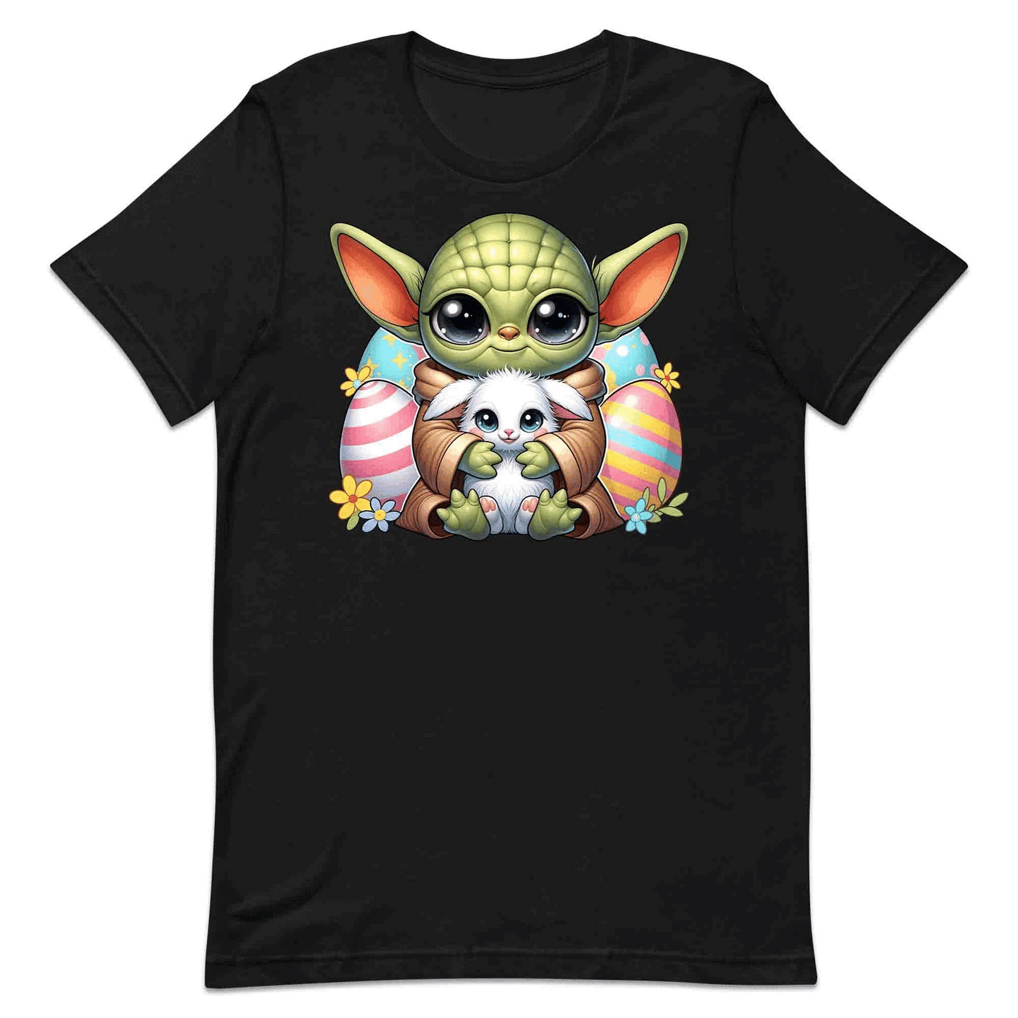 Baby Yoda Easter T-Shirt | Grogu & Bunny Jumper | Star Wars Pastel Eggs & Flowers Hoodie | PRODUCT CODE: BJKEWRUXCVY
