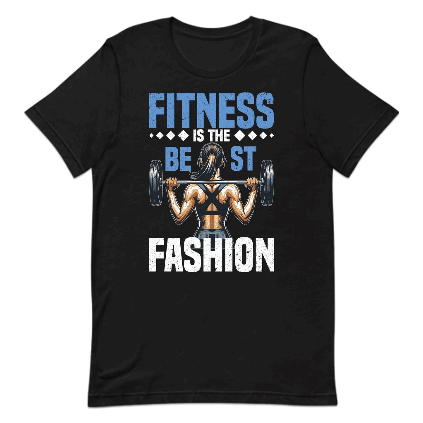 Fitness Is The Best Fashion Gym Exercise | PRODUCT CODE: FTNHBEJEXCRW