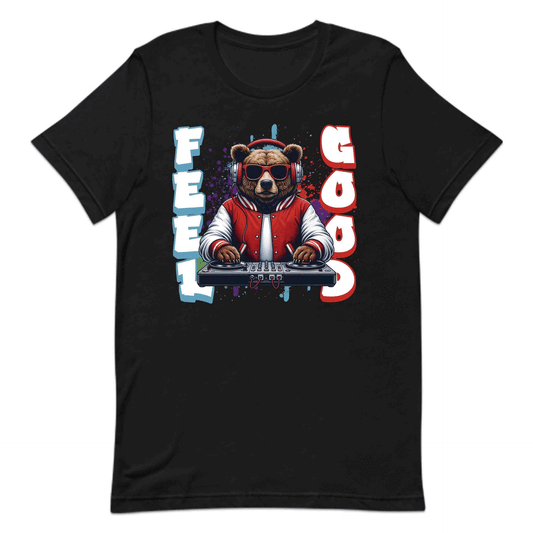 Feel Good DJ Bear Cool Bear with Headphones | PRODUCT CODE: FLEGDOBREH