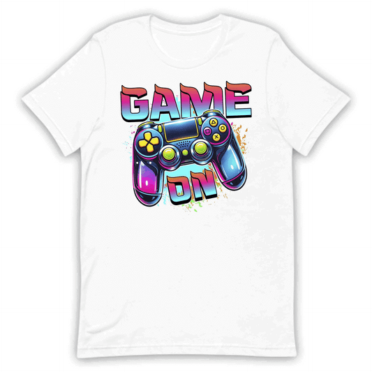 Game On Retro Neon Gaming Controller Video Game Lovers | PRODUCT CODE: ONGMETCNRVD